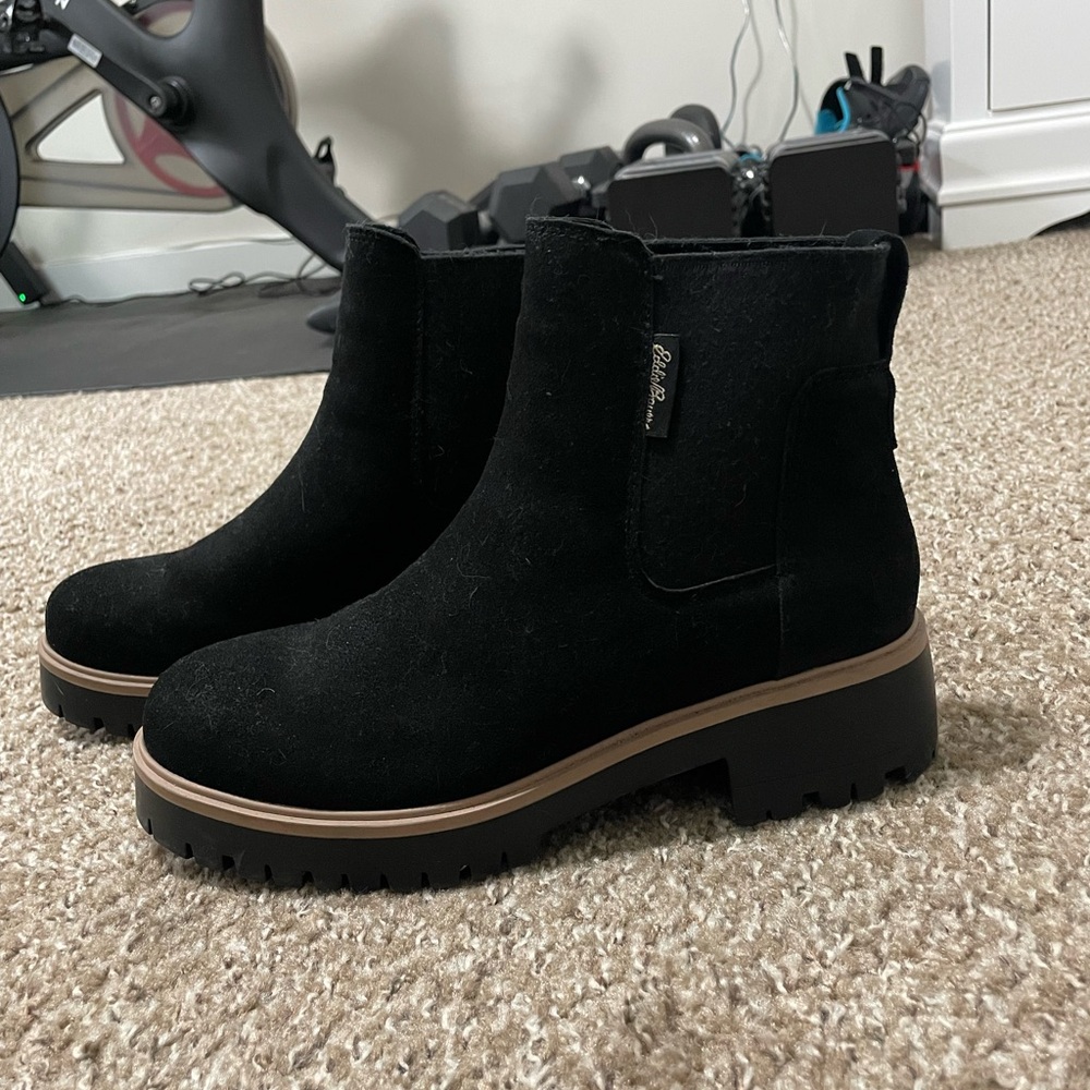 Eddie Bauer Black Ankle Boots